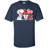 Snoopy loves NBA Atlanta Hawks - Shirt