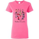 Snoopy Christmas Time Is Here Sporty T-Shirt - Ladies Short-Sleeve
