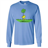 Snoopy Woodstock Shamrock - Long Sleeve T-Shirt