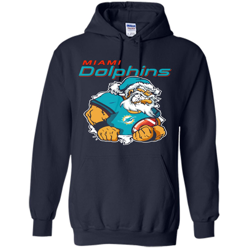 Grumpy Santa Claus Miami Dolphins Football Team PINGPONG