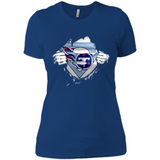 Tennessee Titans And Superman Fans - Ladies' Boyfriend T-Shirt