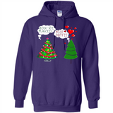 Fir Loves Christmas Tree Funny Undecorated Joke - Hoodie