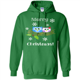 Cute Christmas Shirt Merry Christmas Snowflakes Owls Nest