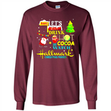 Santa claus i just want to bake stuff and waych christmas movi PINGPONG - Long Sleeve T-Shirt