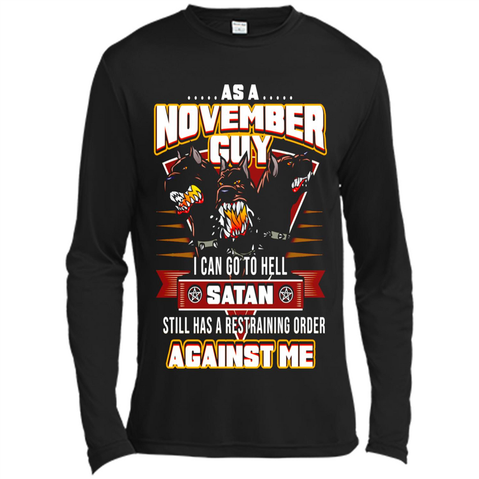 November Guy Birthday - Canvas Long Sleeve T-Shirt