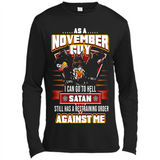 November Guy Birthday - Canvas Long Sleeve T-Shirt