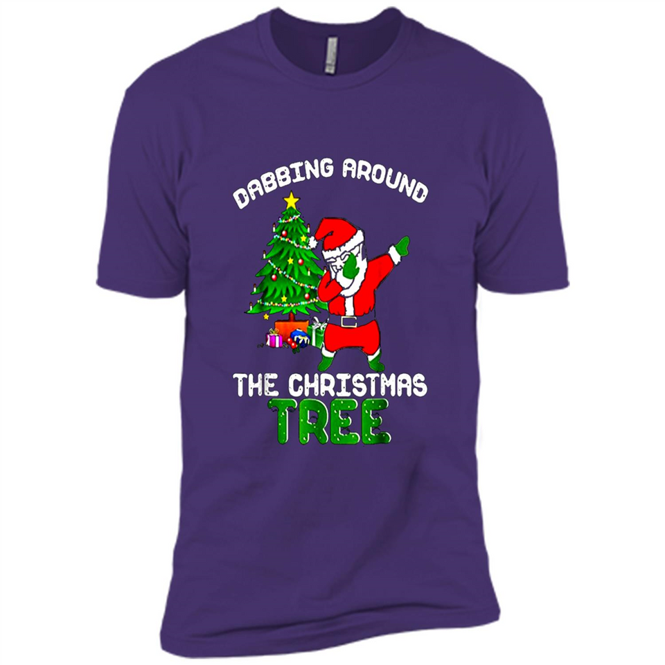 Christmas Dabbing Santa - Premium Short Sleeve T-Shirt