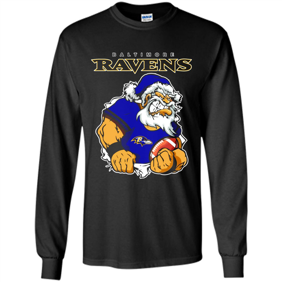 Grumpy Santa Claus Baltimore Ravens Football Team PINGPONG