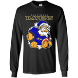 Grumpy Santa Claus Baltimore Ravens Football Team PINGPONG
