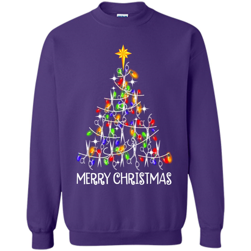 Hairstylist Merry Christmas Hairstylist Scissors Christmas Tree PING PONG