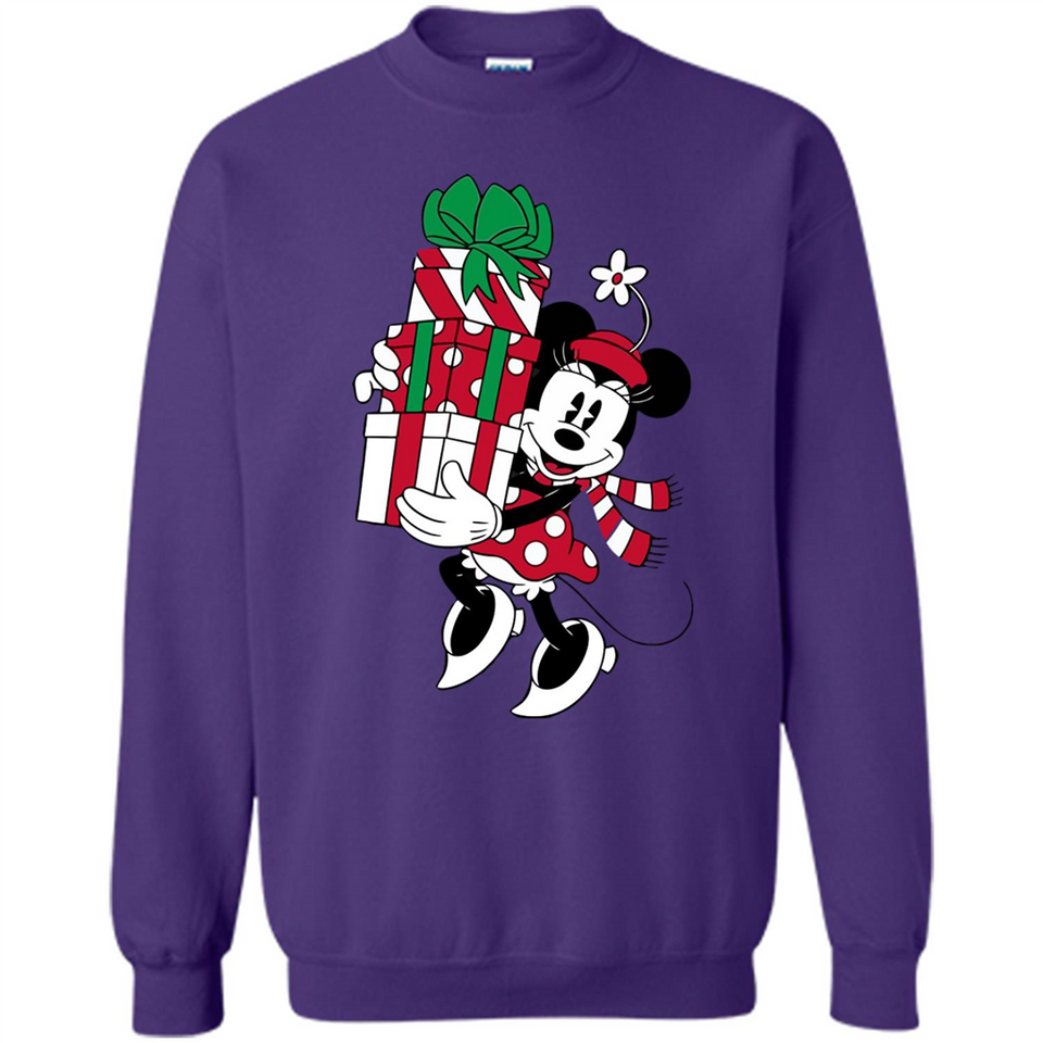 Disney Minnie Mouse Christmas Gift Sweatshirt - Sweatshirt