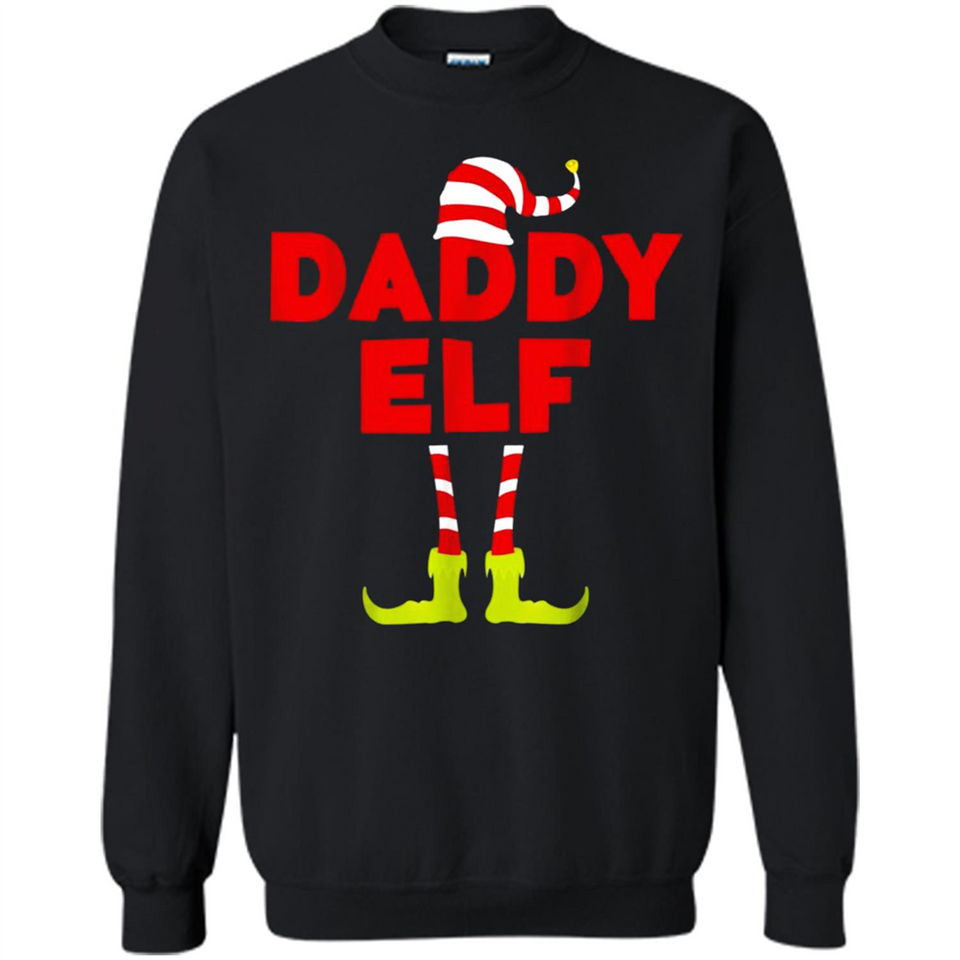 Mens Daddy Elf T-Shirt Funny Matching Christmas Costume - Sweatshirt