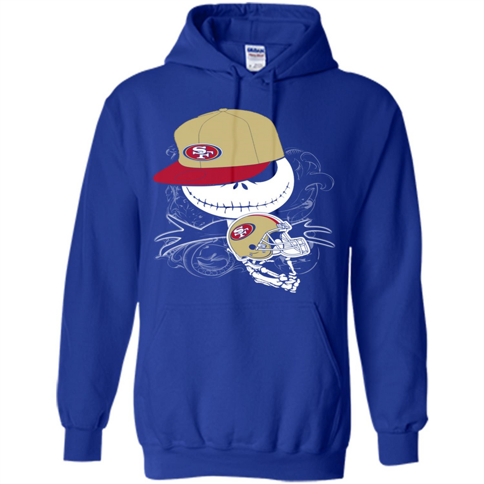 Jack Skellington The Nightmare Before Christmas-49ers Football - Hoodie