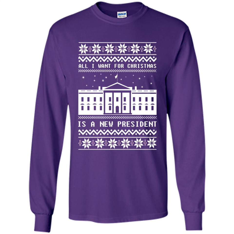 All I want for Christmas is a new president ugly PINGPONG