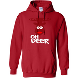 Oh Deer Christmas Reindeer Black mugs PINGPONG - Hoodie