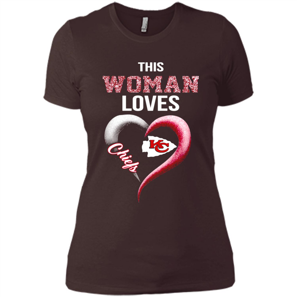 This Woman love Chiefs NFL football team - Ladies' Boyfriend T-Shirt