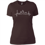 Heartbeat Christmas Tree T-shirt Funny Xmas Costume