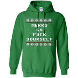 Merry go fuck yourself Christmas sweatshirt PINGPONG