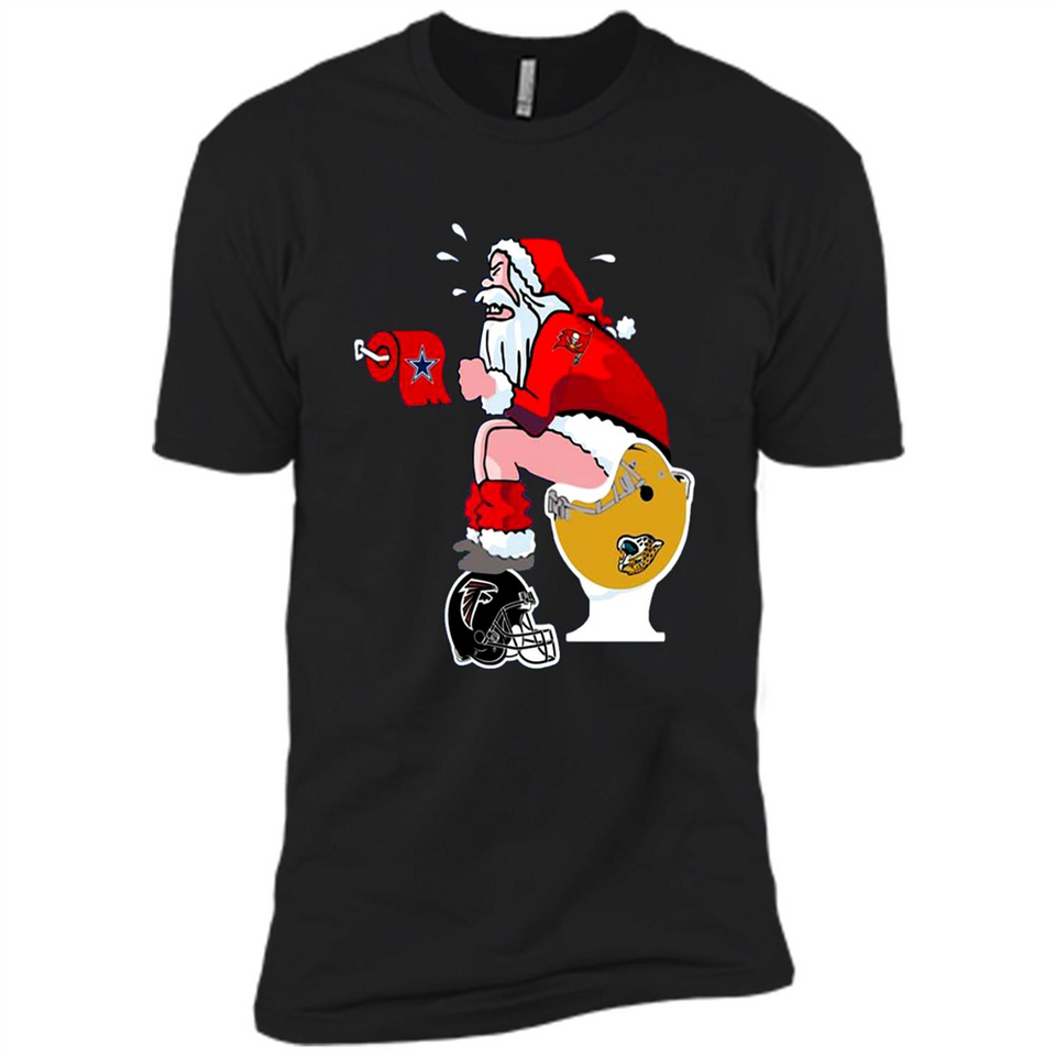 Tampa Bay Buccaneers Santa Claus Toilet
