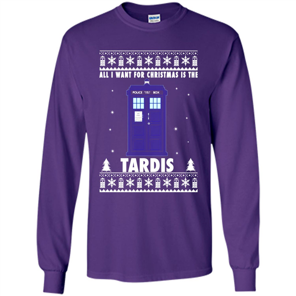 All I Want For Christmas Is The Tardis Ugly PINGPONG