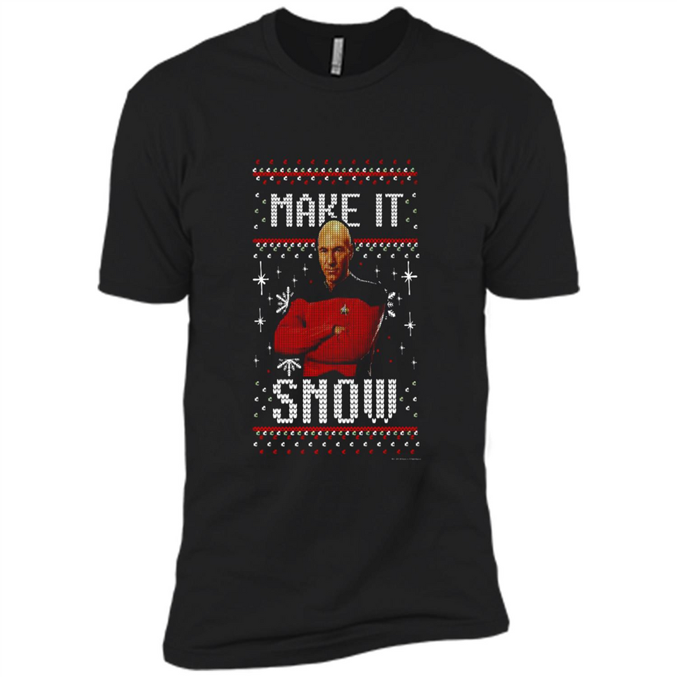 Make It Snow Jean-Luc Picard Star Trek PINGPONG