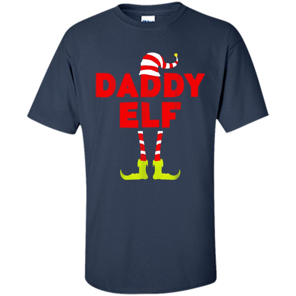 Mens Daddy Elf T-Shirt Funny Matching Christmas Costume - Shirt