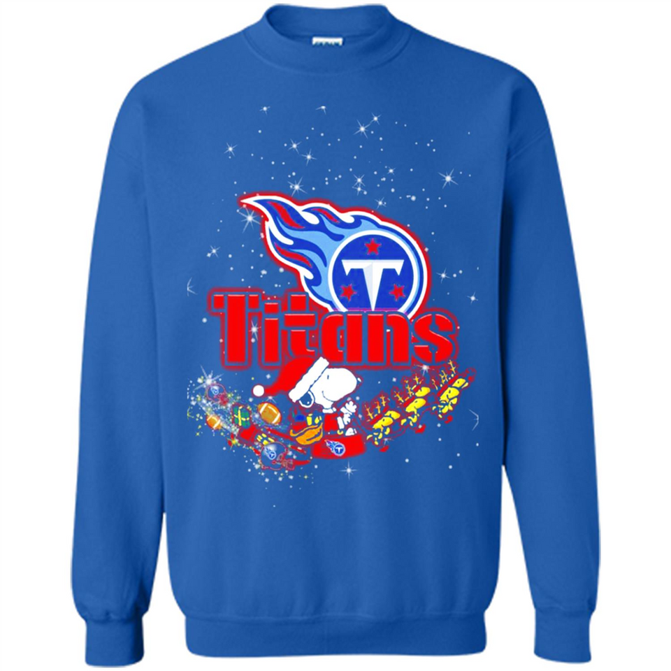 Snoopy Christmas Tennessee Titans - Sweatshirt