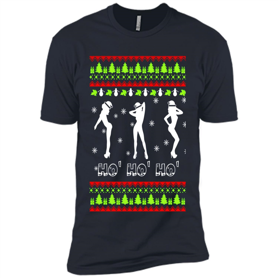 Ho Ho Ho Santa's Helpers Christmas - Premium Short Sleeve T-Shirt