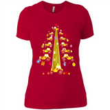 Tractor Car Christmas Tree T-shirt For Drivers