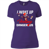 I woke up feeling dangerous - Ladies' Boyfriend T-Shirt