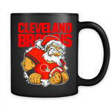 Grumpy Santa Claus Cleveland Browns Football Team PINGPONG