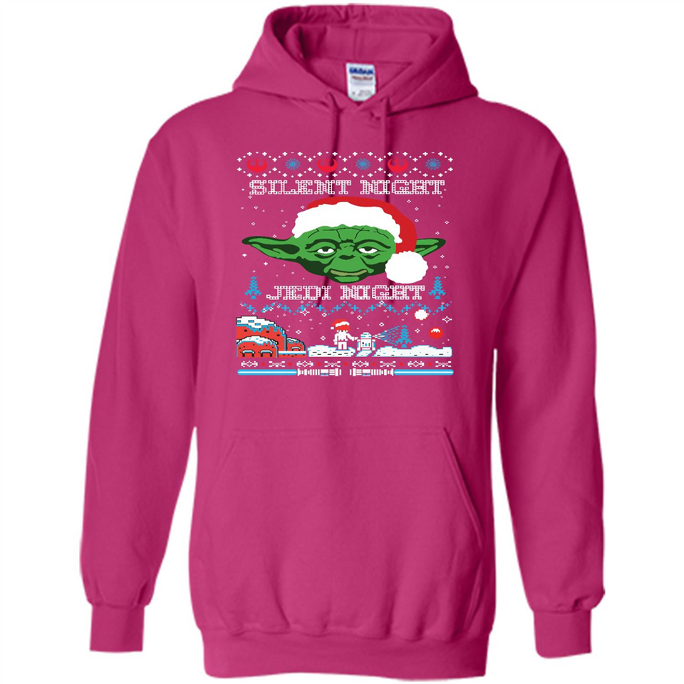YODA SILENT NIGHT JEDI NIGHT CHRISTMAS UGLY SWEATER