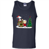 Arizona Cardinals Snoopy The Peanuts Movie Christmas Football Super Bowl pingpong - Tank Top