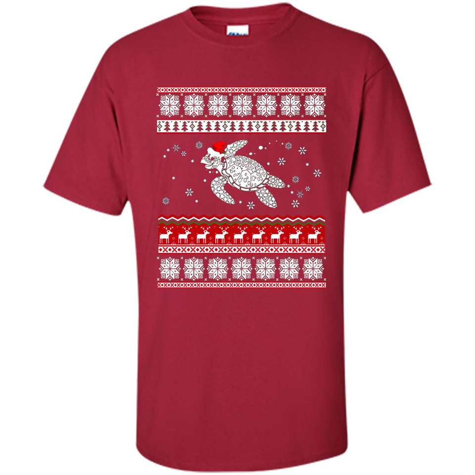Sea Turtle Ugly Christmas T-Shirt - Shirt