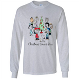 Snoopy Christmas Time Is Here Sporty T-Shirt - Long Sleeve T-Shirt
