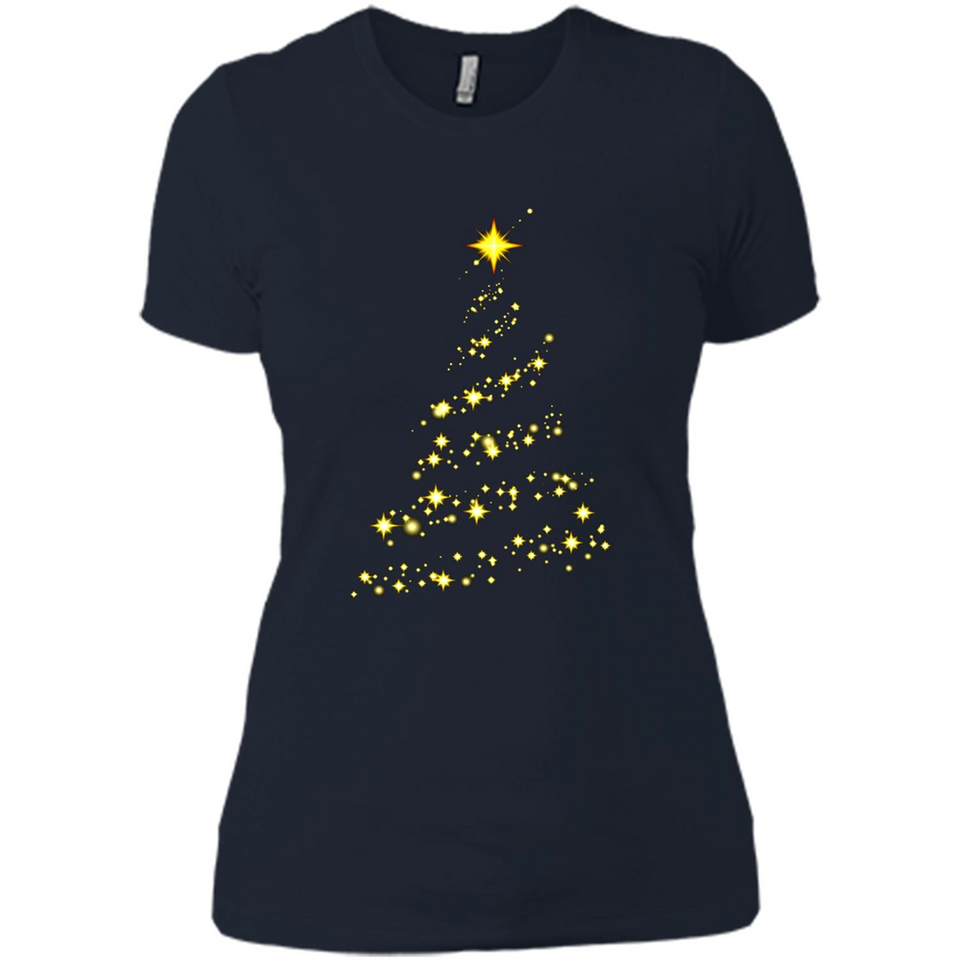Modern Christmas Tree Light Led Merry Xmas Mug PINGPONG - Ladies' Boyfriend T-Shirt