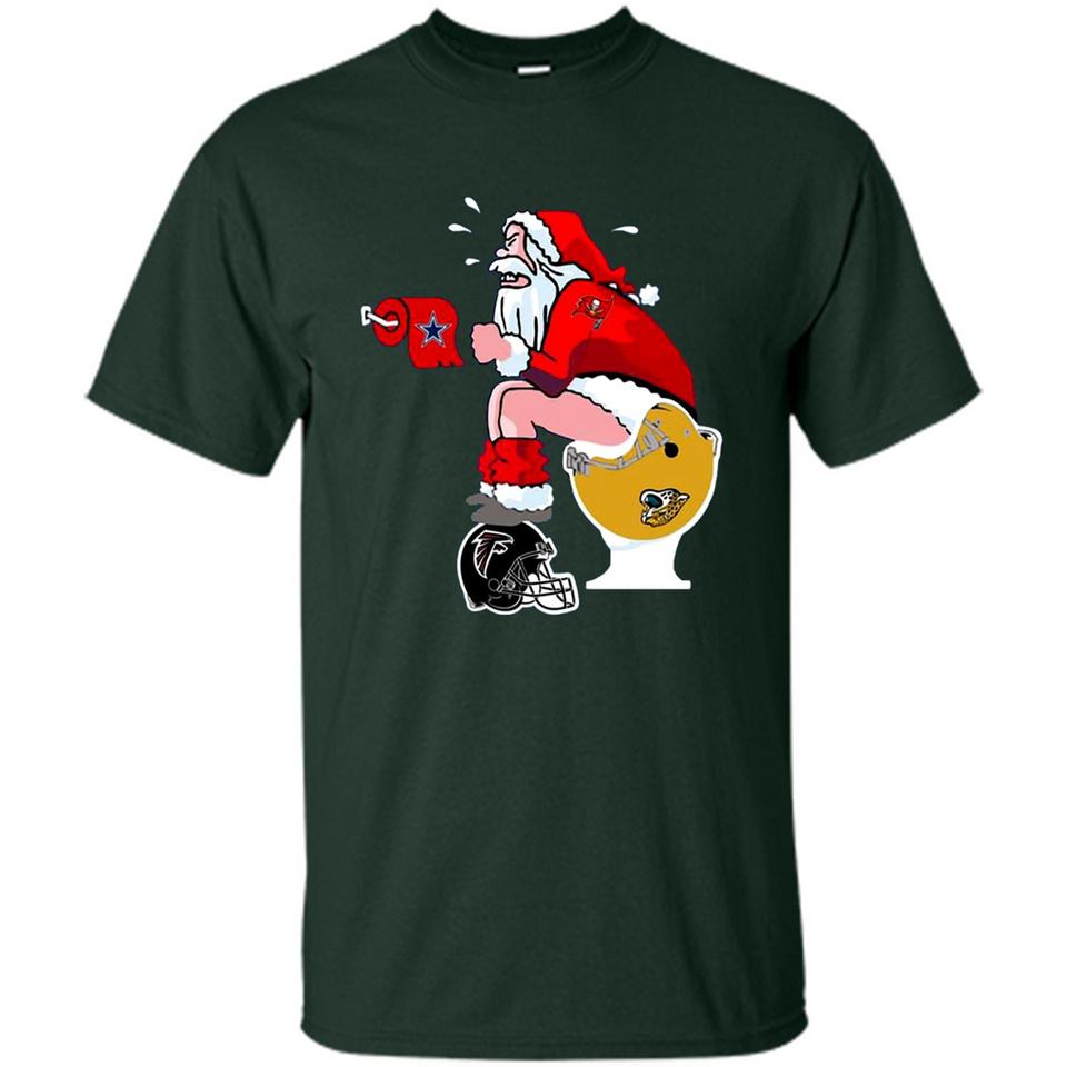 Tampa Bay Buccaneers Santa Claus Toilet