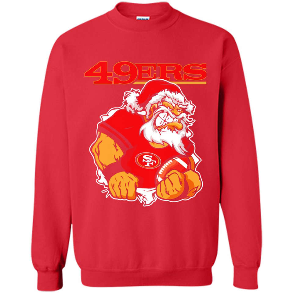 Grumpy Santa Claus San Francisco 49ers Football Team PINGPONG