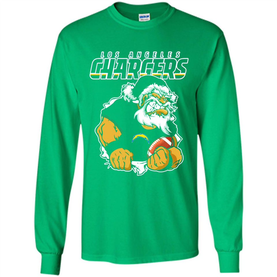 Grumpy Santa Claus Los Angeles Chargers Football Team PINGPONG