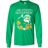 Grumpy Santa Claus Los Angeles Chargers Football Team PINGPONG
