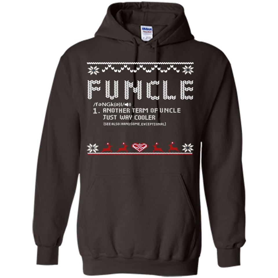 Mens Christmas Funcle Definition - Hoodie