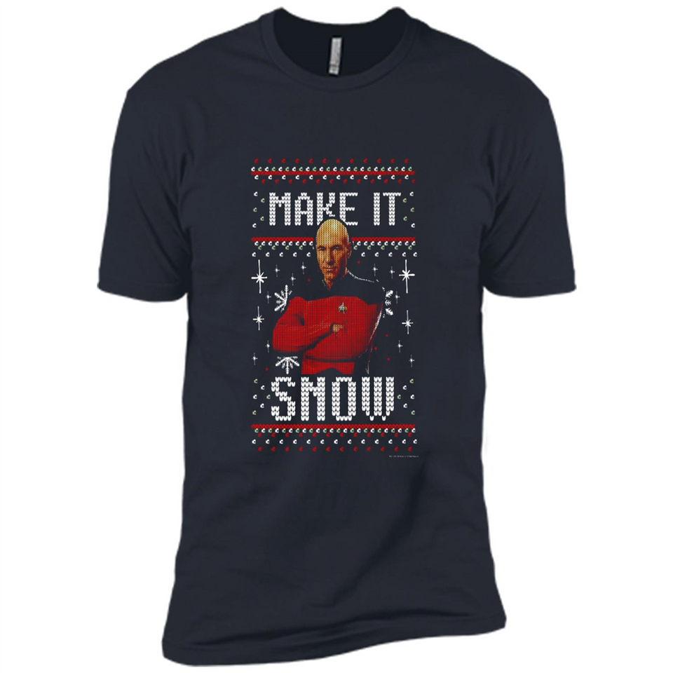 Make It Snow Jean-Luc Picard Star Trek PINGPONG