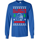 All I Want For Christmas Is HarambeT Rex Attack Reindeer ugly sweater PINGPONG