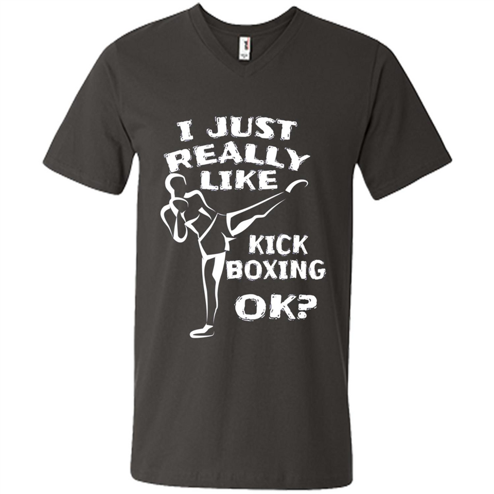 Kick Boxing Shirt Kick Boxer Boxing Workout - Men's V-Neck