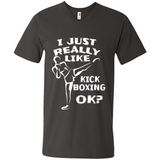 Kick Boxing Shirt Kick Boxer Boxing Workout - Men's V-Neck