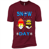 Snow Day Shirt For Denver Broncos Vs Minion Fans pingpong