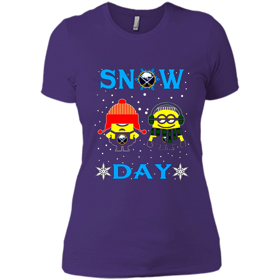Snow Day Shirt For Buffalo Sabres Vs Minion Fans pingpong