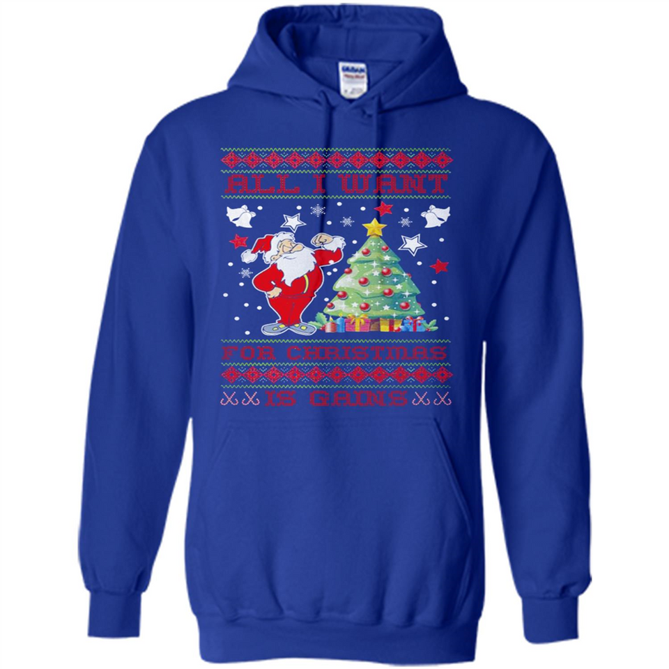 All I Want For Christmas Is Gains Christmas Tree Santa Claus