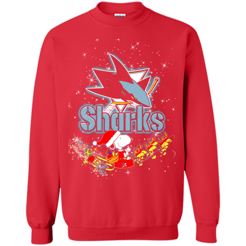 Snoopy Christmas San Jose Sharks - Sweatshirt