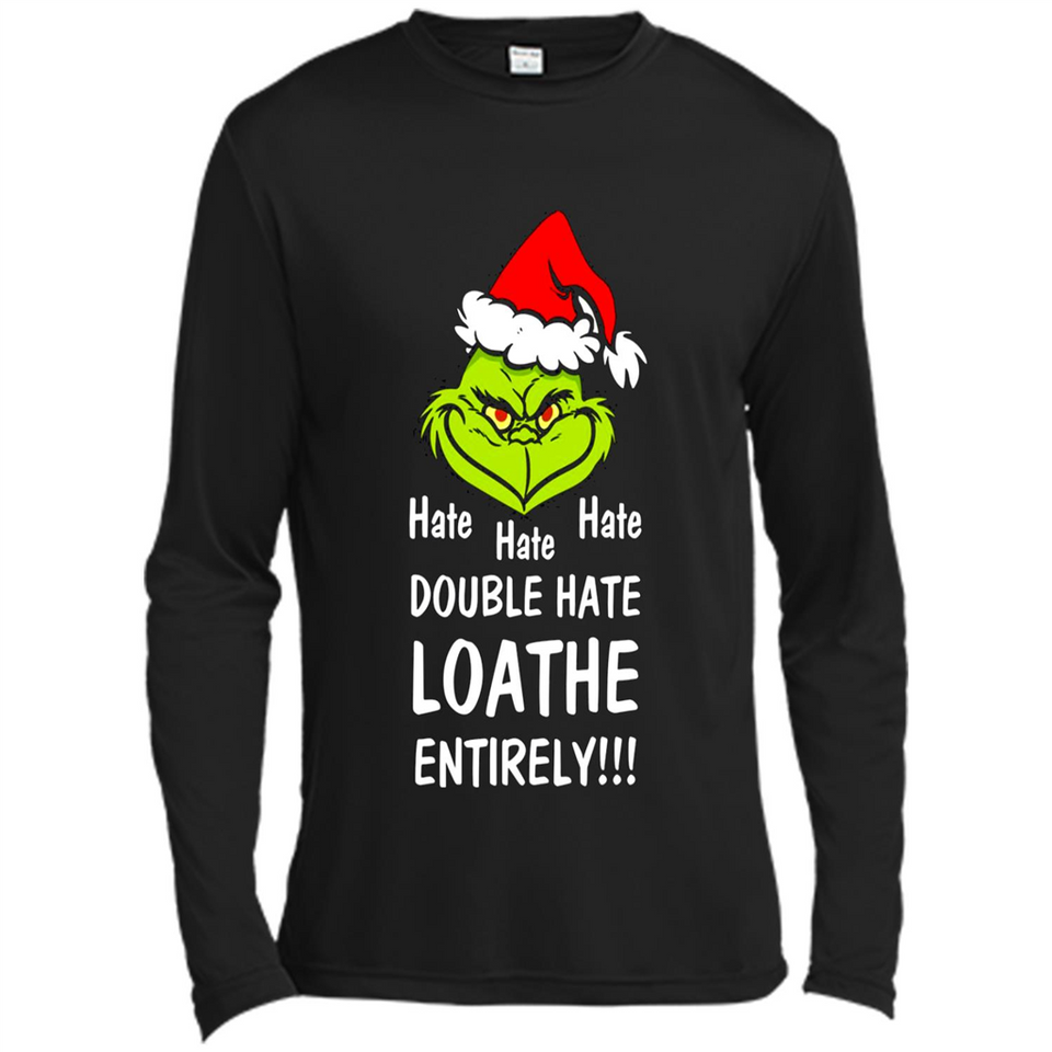 Mr Grinch hate hate hate double hate loathe entirely sweater PINGPONG